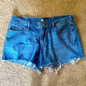 Old Navy Distressed Jean Shorts Regular Standard